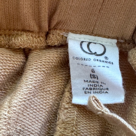 Colored Organics Cream Kids Joggers - Picture 2 of 3